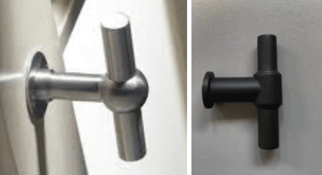Beslag kastfronten knopjes