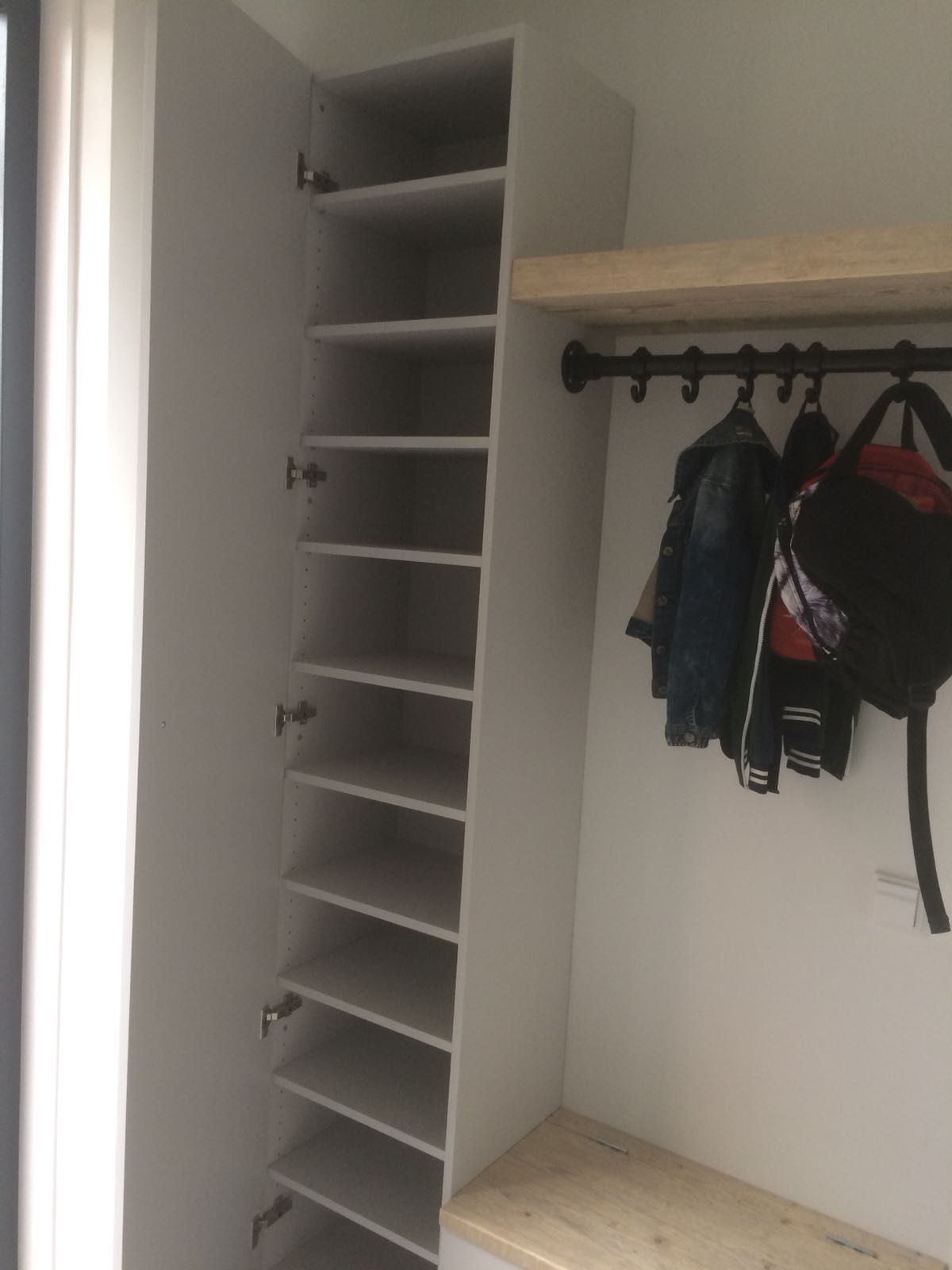 kapstok schoenenkast open kapstok schoenenkast open