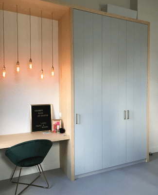 kinderkamer kast bureau
