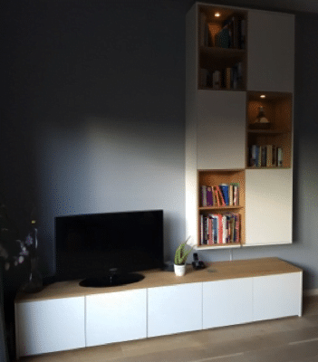 Verlichting in open nis
