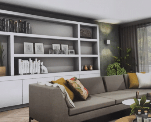 Tekening wandkast styliste Tekening wandkast styliste