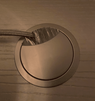 Doorvoerdop zwart Doorvoerdop zwart