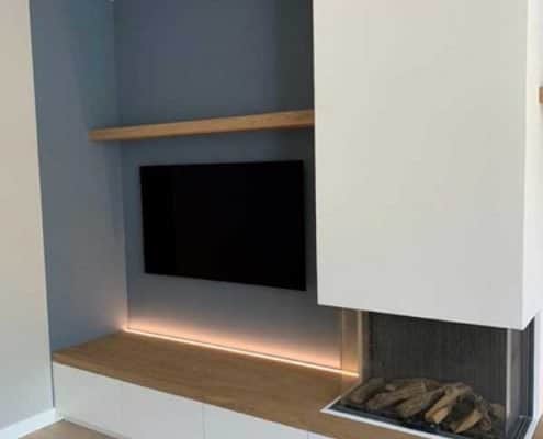 TV meubel met haard TV meubel met haard