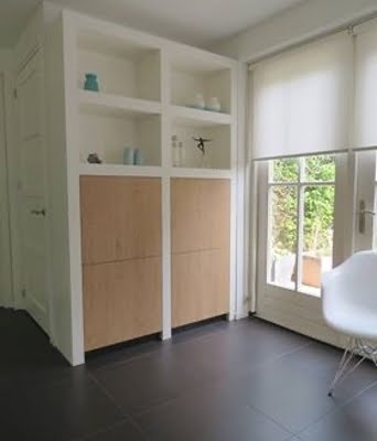 Inbouw kast tot plafond