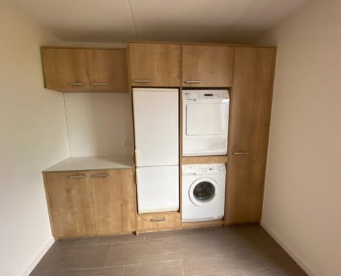 Witgoed kast op maat