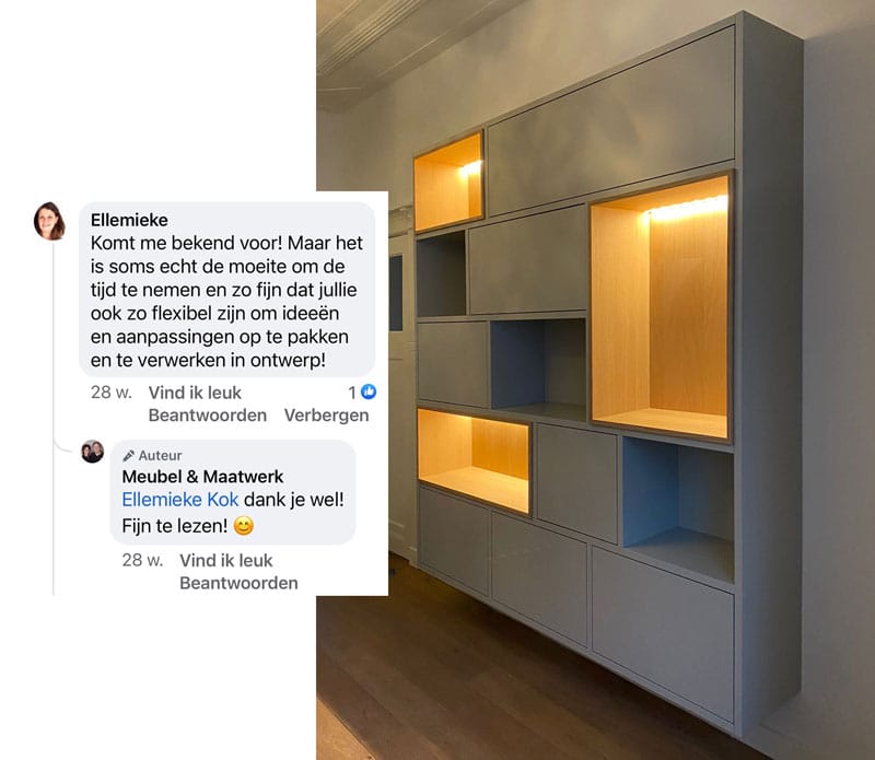 maatwerk meubels in etappes laten produceren geeft ruimte voor nieuwe inzichten - contact meubel en maatwerk
