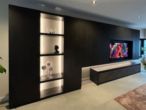 Origineel maatwerk wandkast